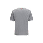 Thom Browne Gray Cotton T-Shirt