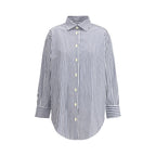 Deperlu Blue Cotton Shirt