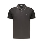 Coveri Moving Black Cotton Men's Polo
