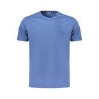 Coveri Moving Blue Cotton Men's T-Shirt