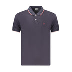 Coveri Moving Blue Cotton Men's Polo
