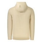 Coveri Moving Beige Cotton Men Hoodie