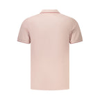 Coveri Moving Pink Cotton Men's Polo Shirt