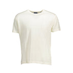 Gant White Linen Men T-Shirt