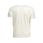 Gant White Linen Men T-Shirt
