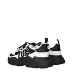 Dolce & Gabbana White Leather Chunky Sneakers