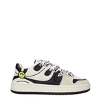 Barrow Beige Leather Low Top Sneakers