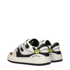 Barrow Beige Leather Low Top Sneakers