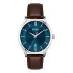 Hugo Boss Brown Leather Dress Watch