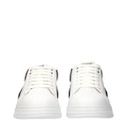 Philipp Plein White Leather Low Top Sneakers
