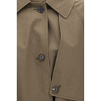 Calvin Klein Bicolor Cotton Trench Coat