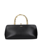 Jil Sander Black Leather Handbag