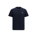 Fred Perry Blue Cotton T-Shirt