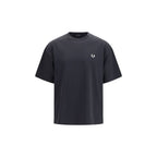 Fred Perry Black Cotton T-Shirt
