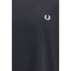 Fred Perry Black Cotton T-Shirt