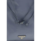 Prada Blue Recycled Polyamide Clutch Bag