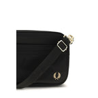 Fred Perry Black Nylon Shoulder Bag