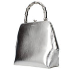 Jil Sander Gray Leather Handbag