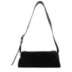 Jil Sander Black Fur Crossbody Bag