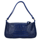 Roberto Cavalli Blue Leather Handbag