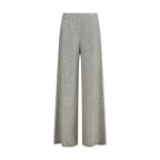 Brunello Cucinelli Silver Polyamide Casual Pants