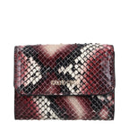 Roberto Cavalli Purple Leather Wallet
