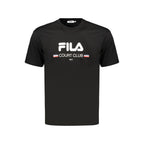 Fila Black Cotton Men's T-Shirt