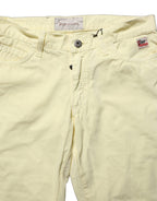 Roy Roger's Yellow Cotton Straight Casual Denim Trouser Jeans