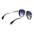 David Beckham Black Metal Sunglasses