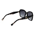 Carolina Herrera Black Acetate Sunglasses