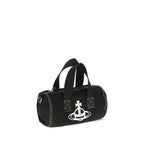 Vivienne Westwood Black Cotton Shoulder Bag