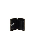 Comme Des Garçons Black Calf Leather Bos Taurus Wallet