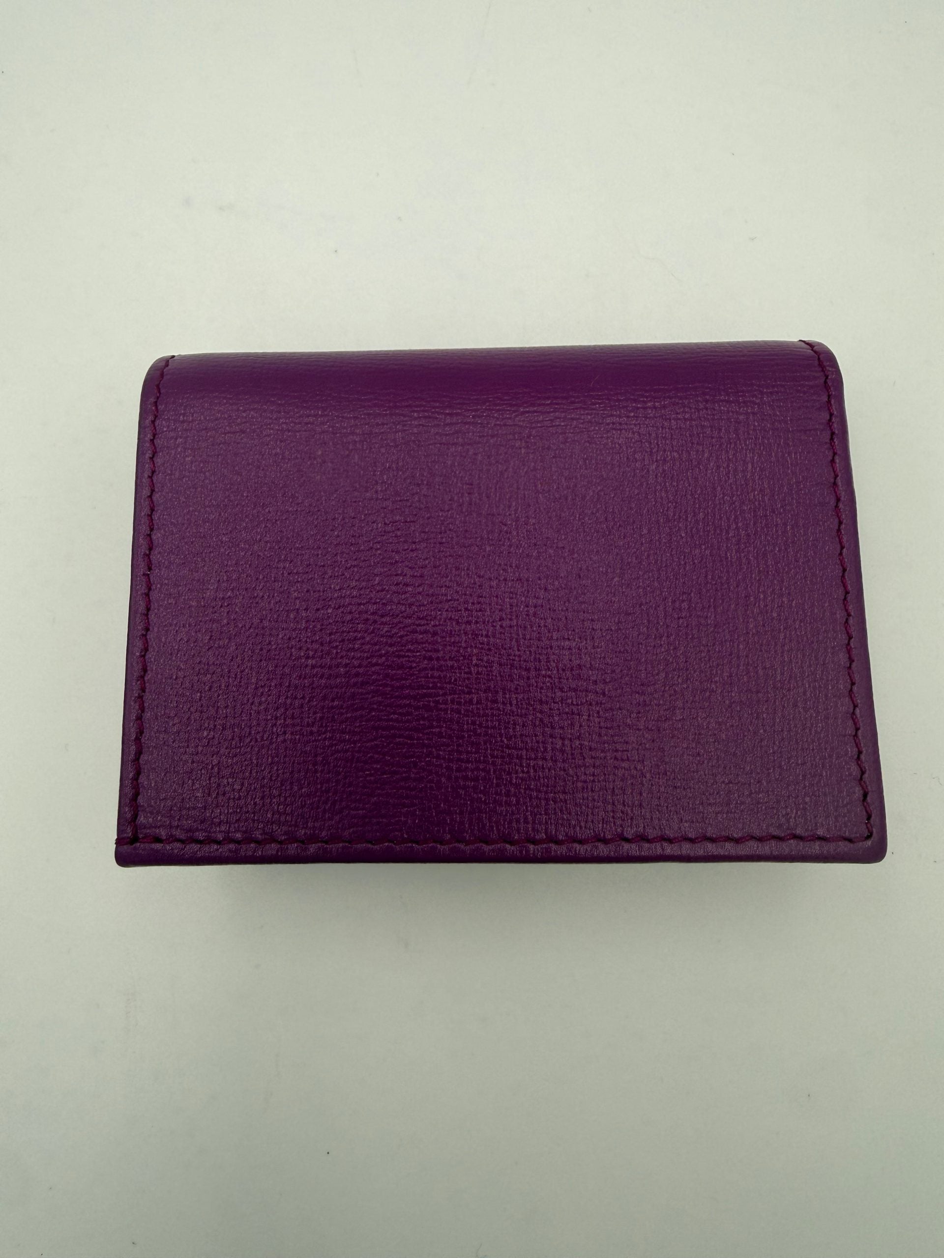Gucci GUCCI HORSEBIT Purple Compact Wallet