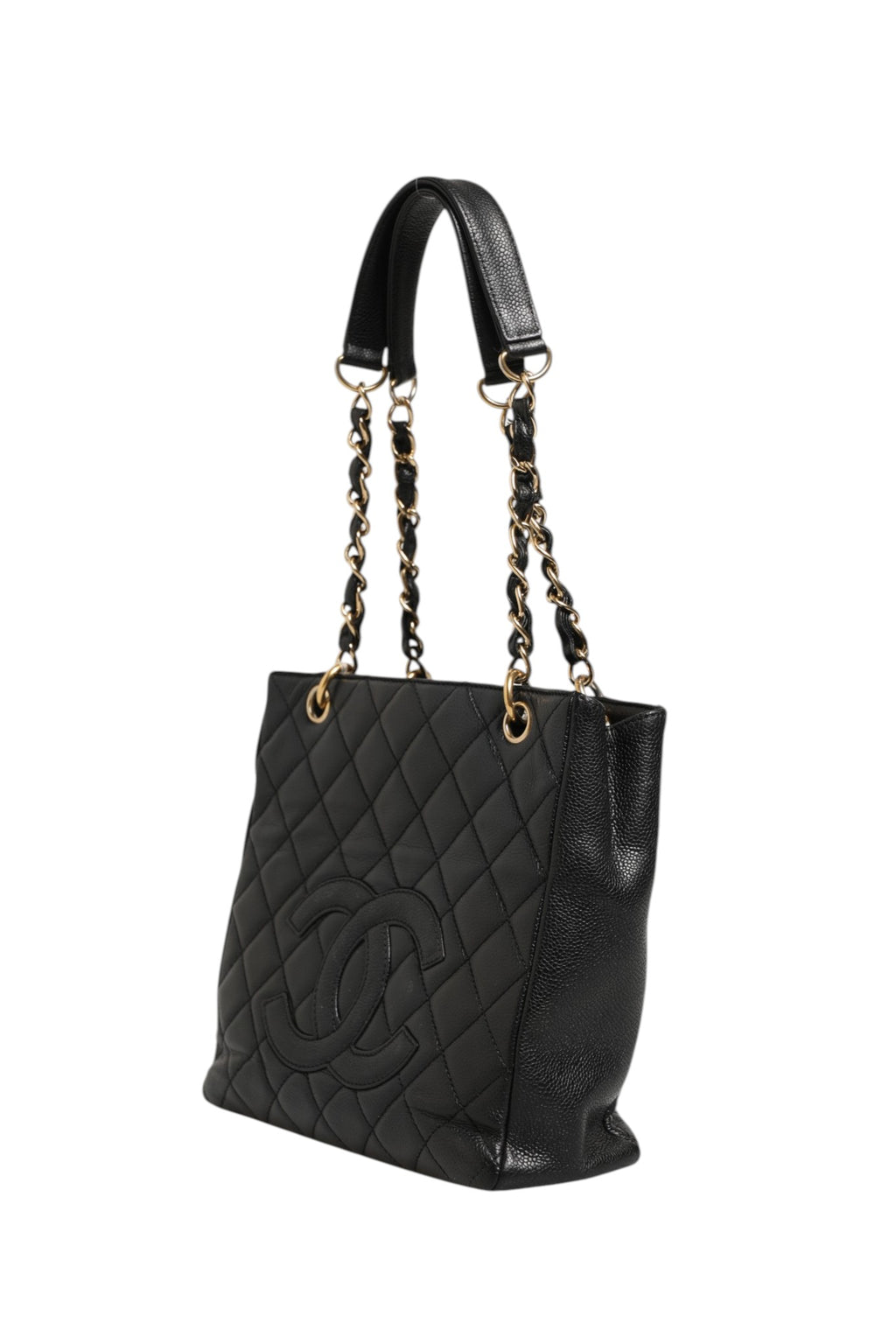 Chanel Caviar Petit Shopping Tote (PST) Black
