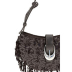 Staud Brown Polyester Shoulder Bag