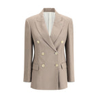 Brunello Cucinelli Beige Viscose Blazer