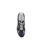 Premiata Blue Calf Leather Bos Taurus Athletic Sneakers