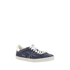 Premiata Blue Calf Leather Bos Taurus Low Top Sneakers