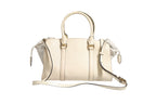 Burberry Chalk White Large Leather Tote Bag