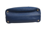 Prada Blue Saffiano Leather 2way Bag