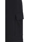 Brunello Cucinelli Black Cotton Bermuda Shorts