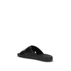 Balenciaga Black Rubber Sandals