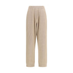 Brunello Cucinelli Beige Cashmere Casual Pants
