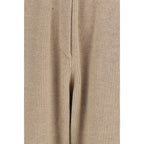 Brunello Cucinelli Beige Cashmere Casual Pants