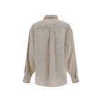 Brunello Cucinelli Beige Linen Shirt