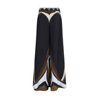 Emilio Pucci Black Silk Flared Pants