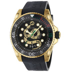 Gucci Black Rubber Sport Watch