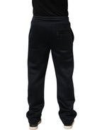 Dolce & Gabbana Black Polyester Jogger Men Sweatpants Pants