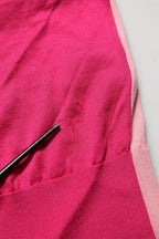 Dolce & Gabbana Pink Short Sleeves Buttoned Ascot Collar Top