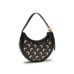 Marine Serre Black Pvc Shoulder Bag